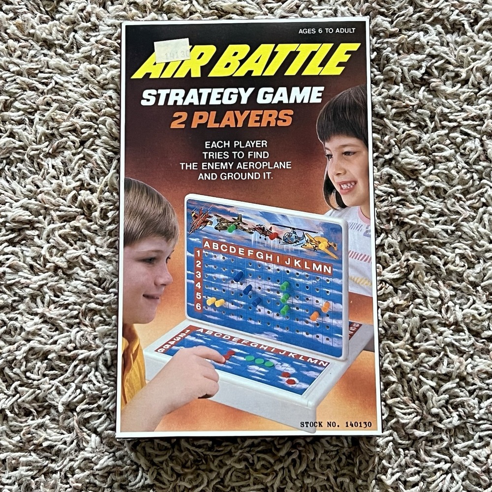 Air Battle Tomland Industries Vintage 1985 Kmart Vintage Strategy‎ Game Complete